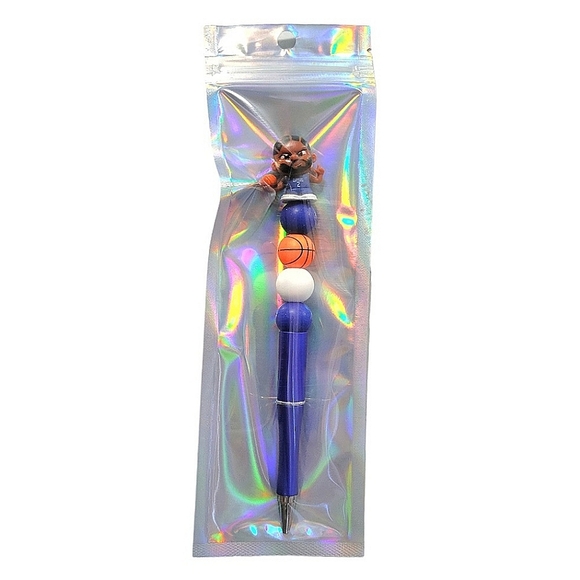 LA Clippers NBA Kawhi Leonard Teenymates Custom Beaded Ballpoint Twist Pen Blue - Picture 4 of 6